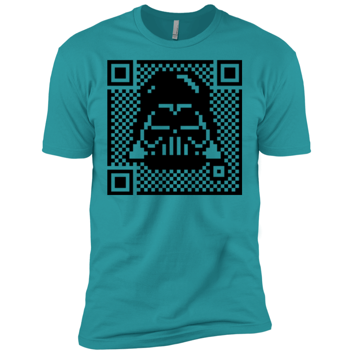 T-Shirts Tahiti Blue / X-Small QR vader Men's Premium T-Shirt