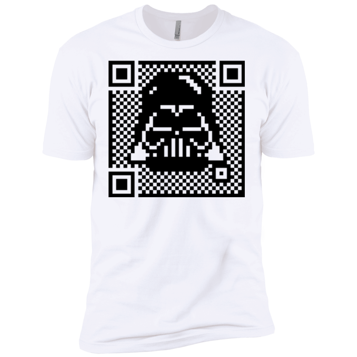 T-Shirts White / X-Small QR vader Men's Premium T-Shirt