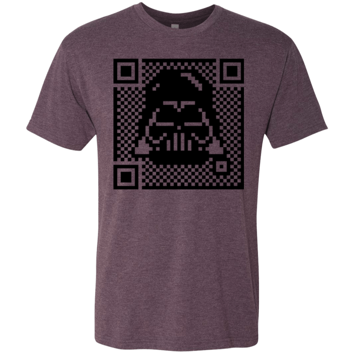 T-Shirts Vintage Purple / Small QR vader Men's Triblend T-Shirt