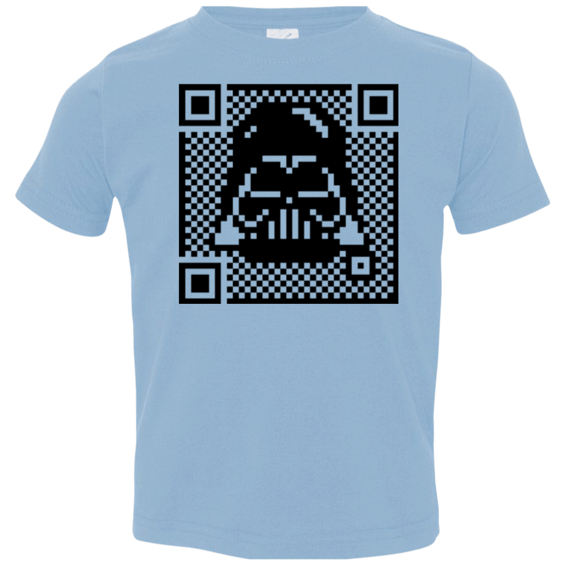 T-Shirts Light Blue / 2T QR vader Toddler Premium T-Shirt