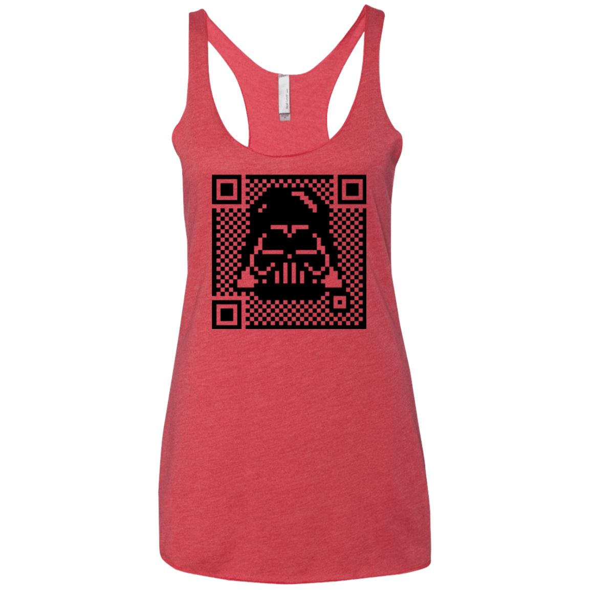 T-Shirts Vintage Red / X-Small QR vader Women's Triblend Racerback Tank