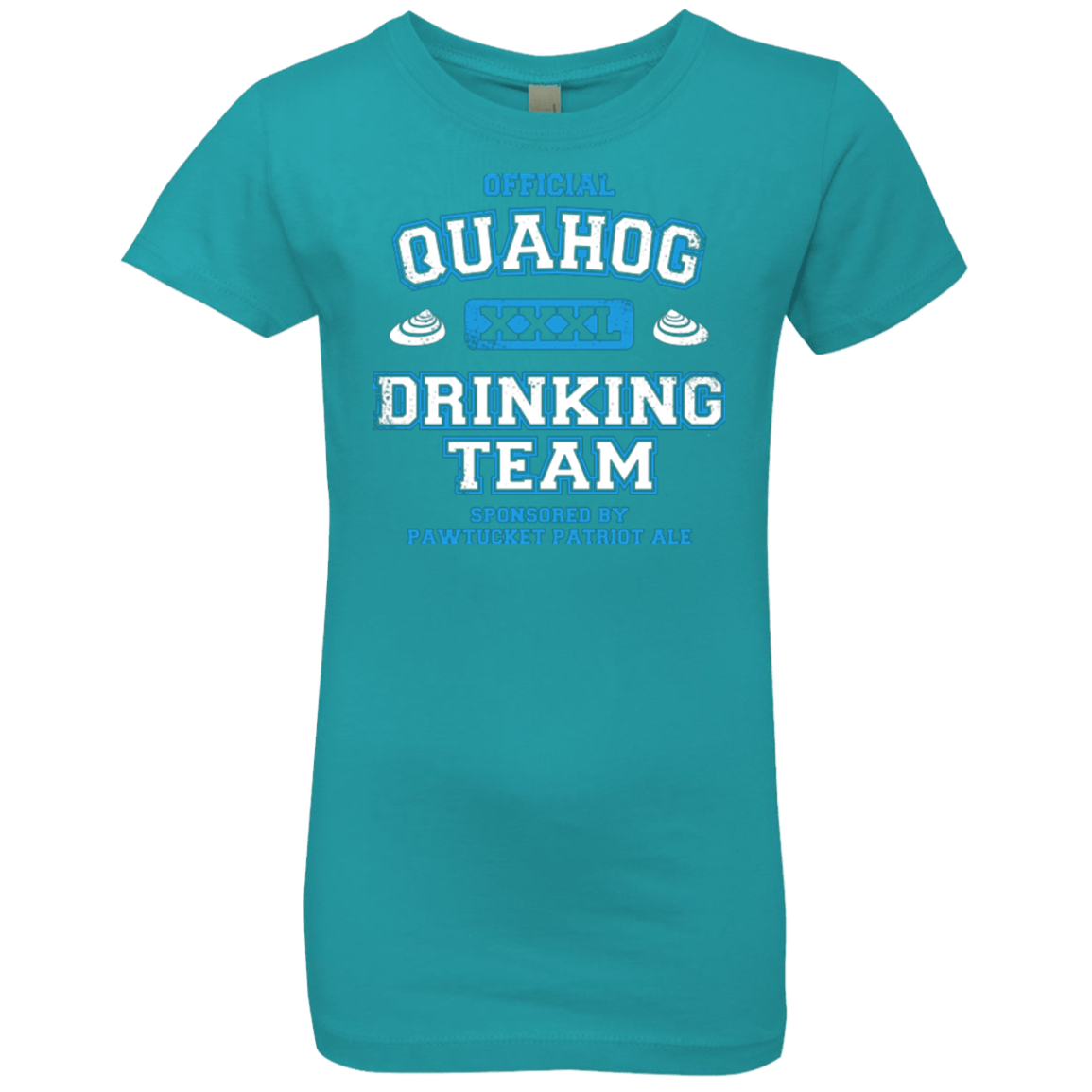 T-Shirts Tahiti Blue / YXS Quahog Drinking Team Girls Premium T-Shirt