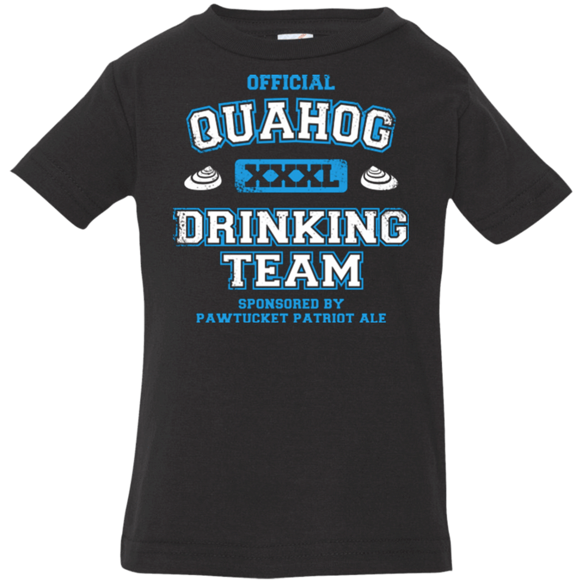 T-Shirts Black / 6 Months Quahog Drinking Team Infant Premium T-Shirt