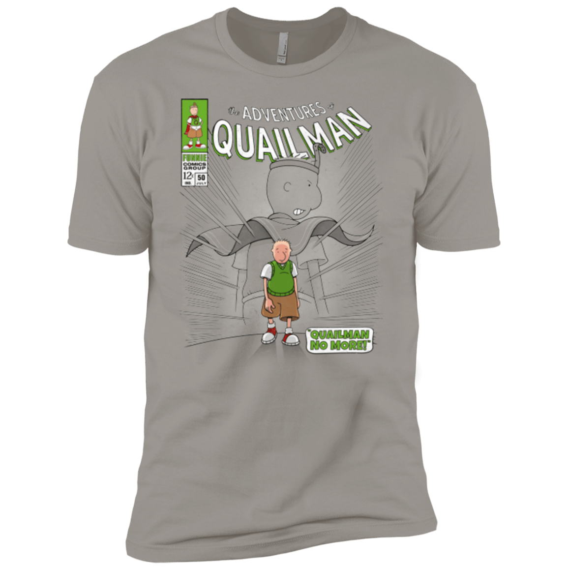 T-Shirts Light Grey / YXS Quailman No More Boys Premium T-Shirt
