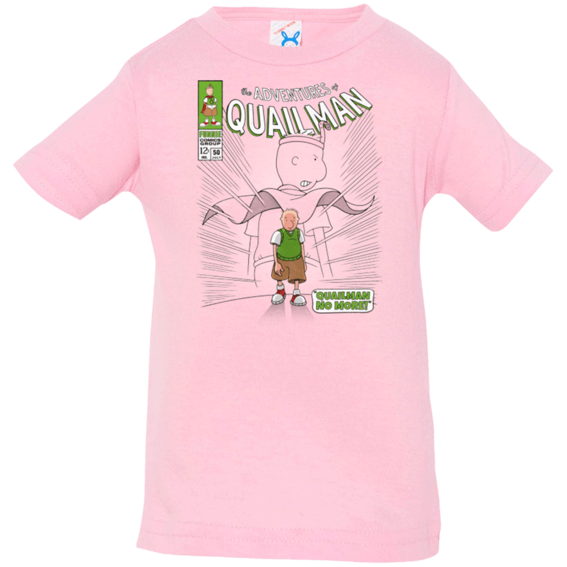 T-Shirts Pink / 6 Months Quailman No More Infant Premium T-Shirt