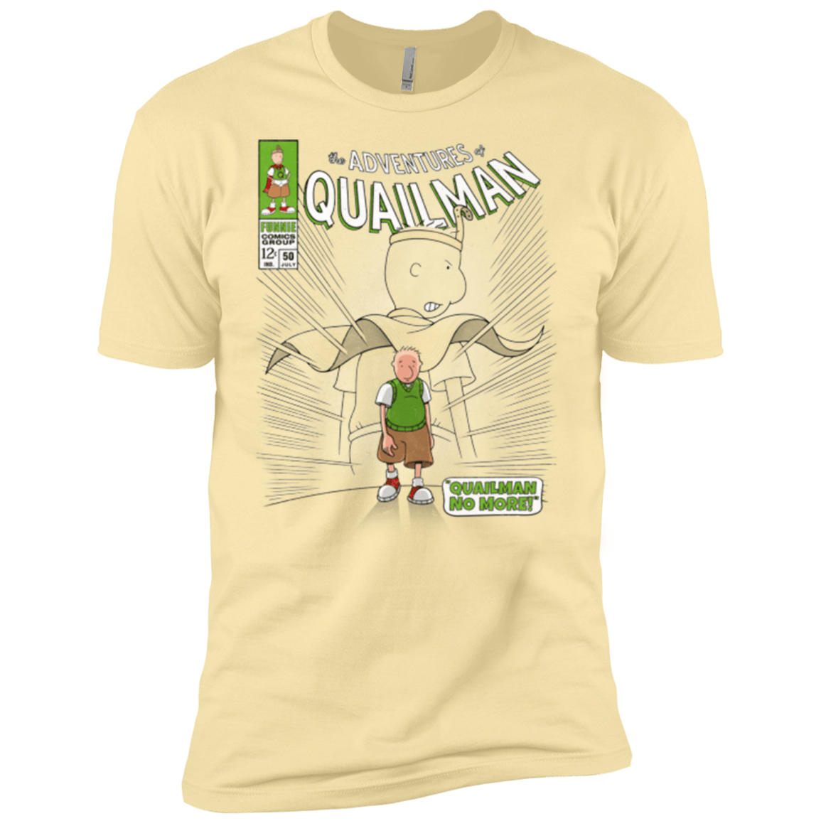 T-Shirts Banana Cream / X-Small Quailman No More Men's Premium T-Shirt