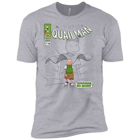 T-Shirts Heather Grey / X-Small Quailman No More Men's Premium T-Shirt
