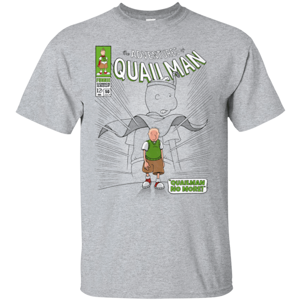 T-Shirts Sport Grey / Small Quailman No More T-Shirt
