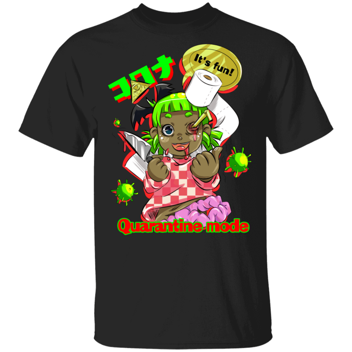 T-Shirts Black / S Quarantine Mode T-Shirt