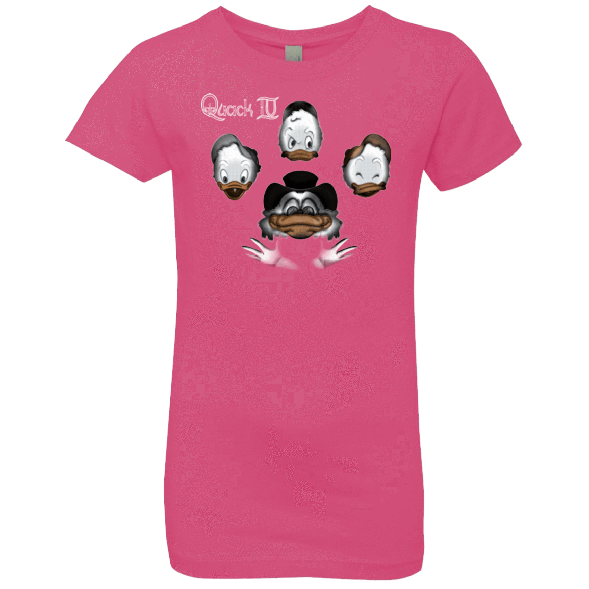 T-Shirts Hot Pink / YXS Quaxk IV Girls Premium T-Shirt