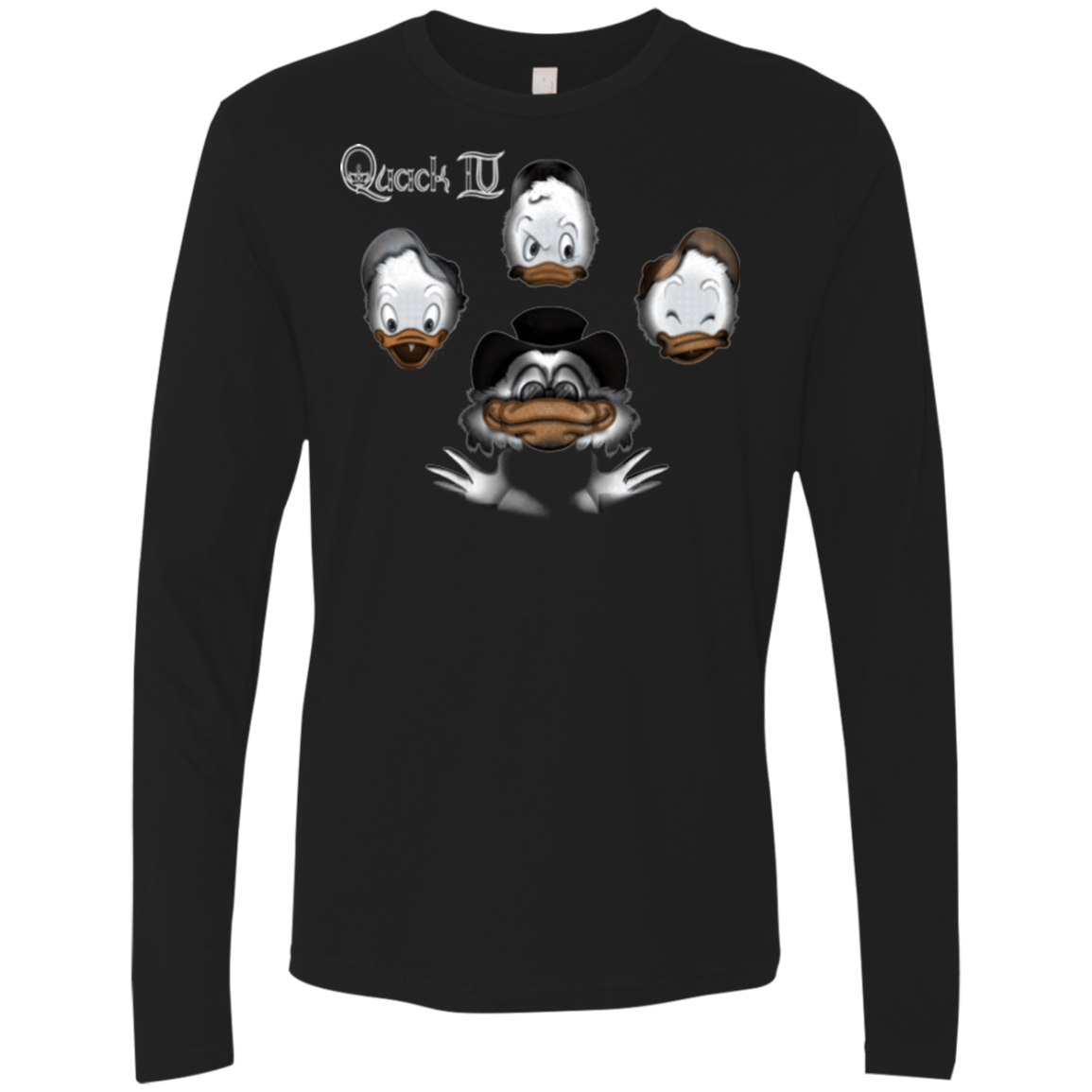 T-Shirts Black / Small Quaxk IV Men's Premium Long Sleeve