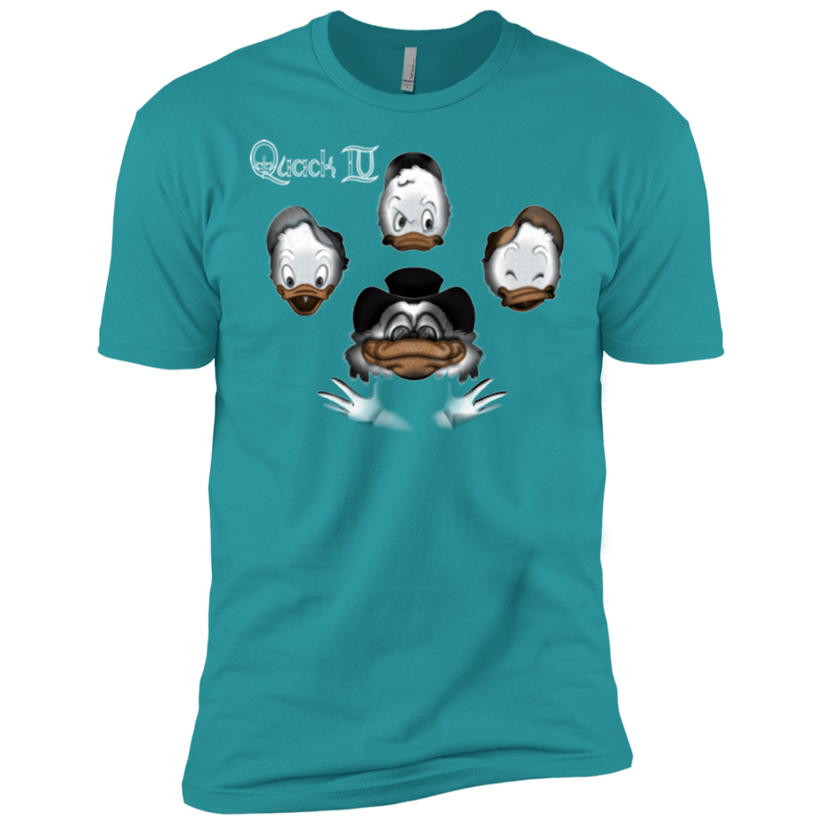 T-Shirts Tahiti Blue / X-Small Quaxk IV Men's Premium T-Shirt