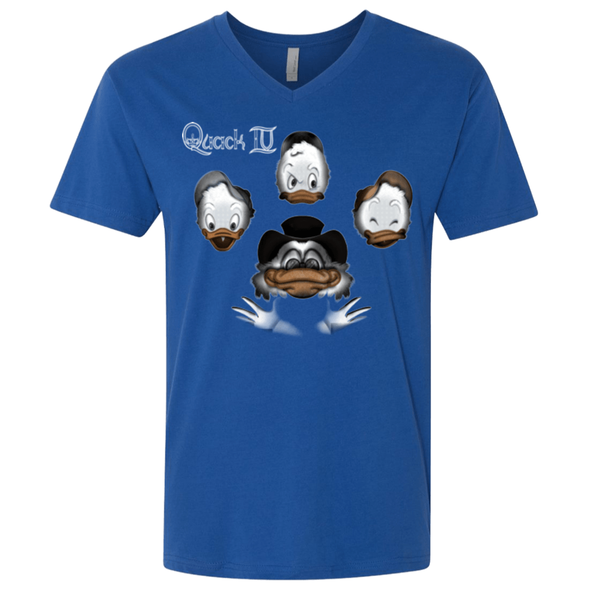 T-Shirts Royal / X-Small Quaxk IV Men's Premium V-Neck