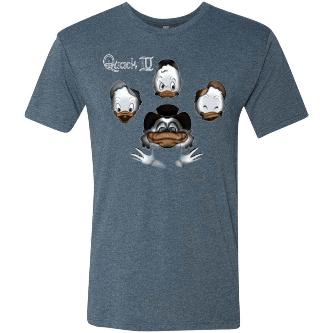 T-Shirts Indigo / Small Quaxk IV Men's Triblend T-Shirt