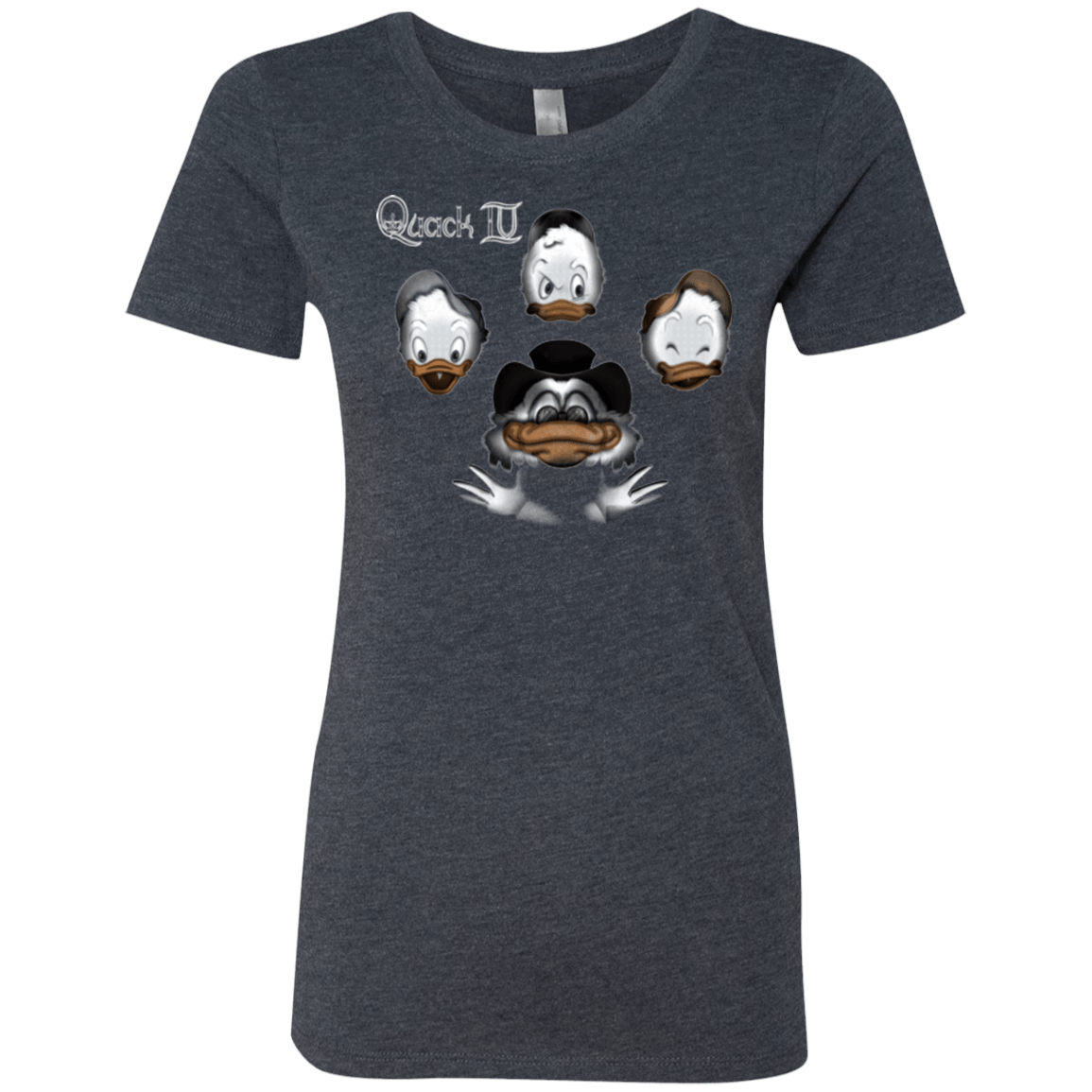 T-Shirts Vintage Navy / Small Quaxk IV Women's Triblend T-Shirt