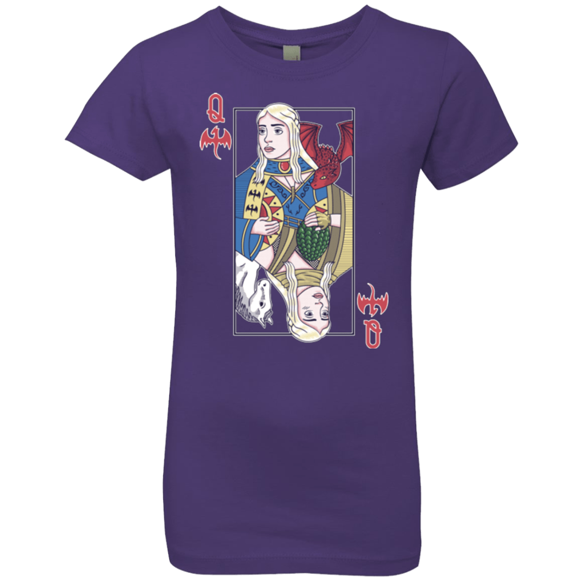 T-Shirts Purple Rush / YXS Queen of Dragons Girls Premium T-Shirt