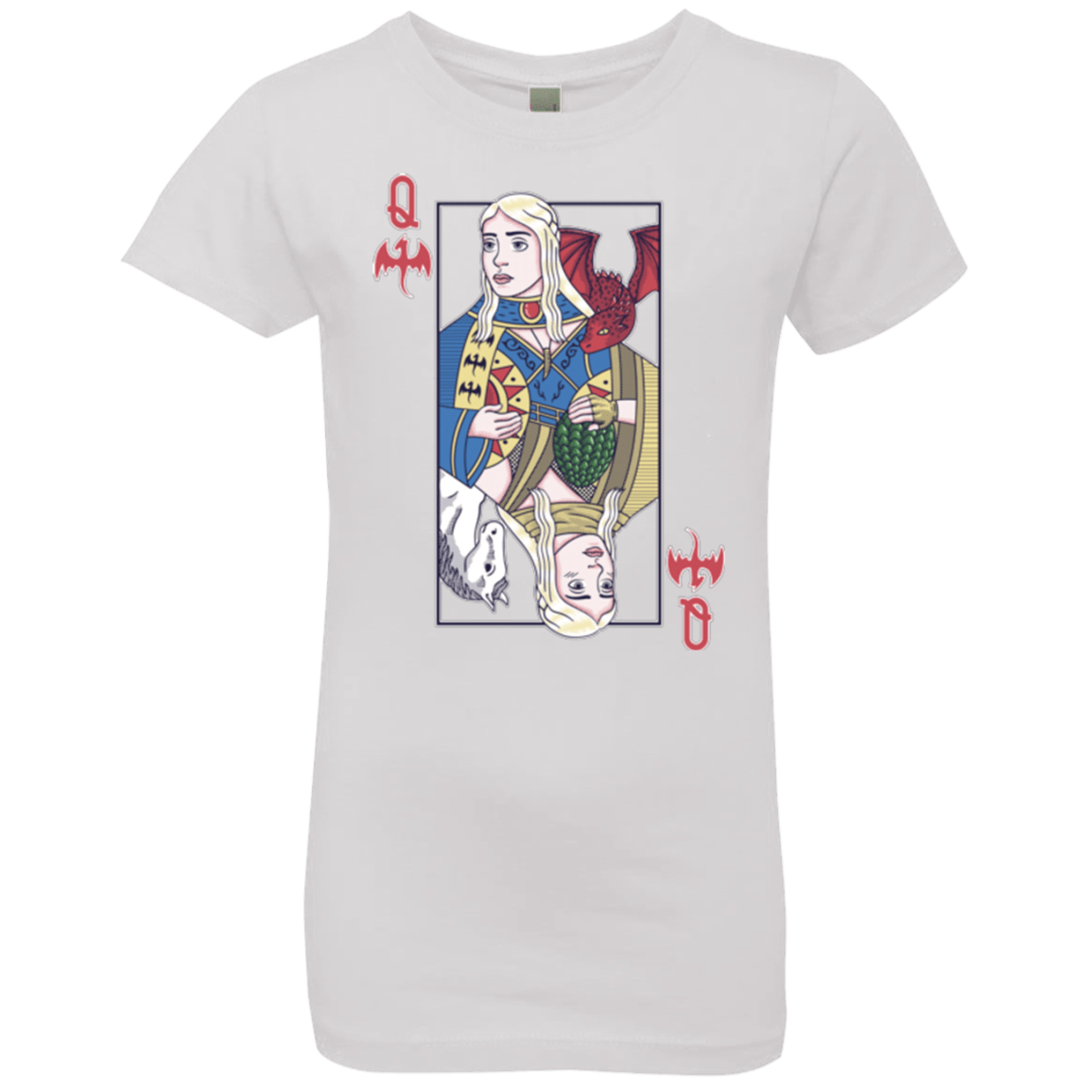 T-Shirts White / YXS Queen of Dragons Girls Premium T-Shirt