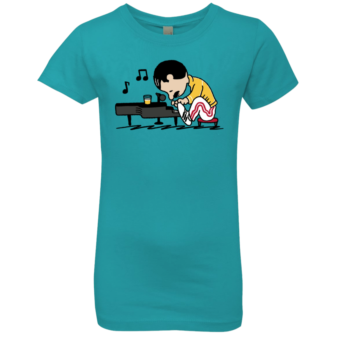 T-Shirts Tahiti Blue / YXS Queenuts Girls Premium T-Shirt