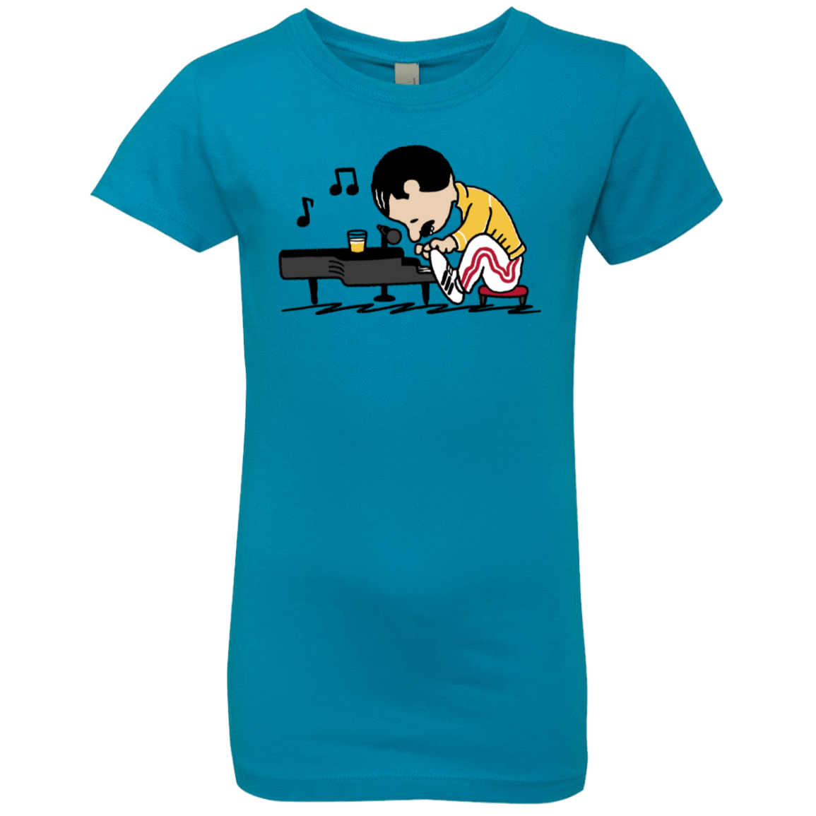 T-Shirts Turquoise / YXS Queenuts Girls Premium T-Shirt