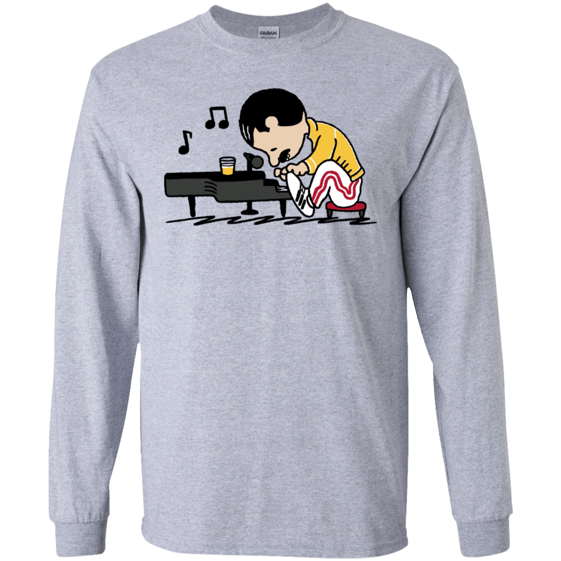 T-Shirts Sport Grey / S Queenuts Men's Long Sleeve T-Shirt