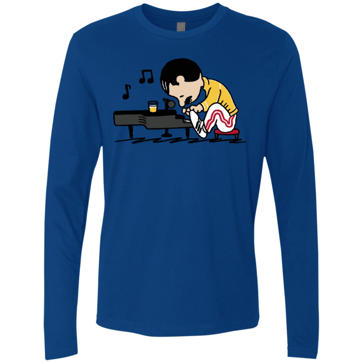 T-Shirts Royal / S Queenuts Men's Premium Long Sleeve