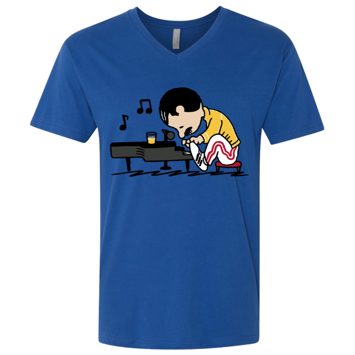 T-Shirts Royal / X-Small Queenuts Men's Premium V-Neck