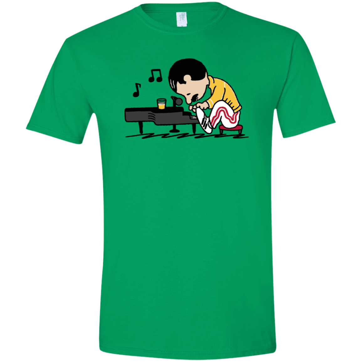 T-Shirts Irish Green / S Queenuts Men's Semi-Fitted Softstyle