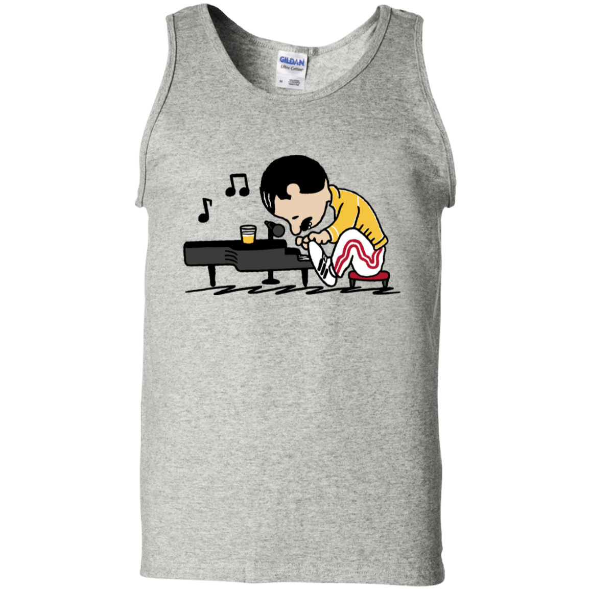 T-Shirts Ash / S Queenuts Men's Tank Top