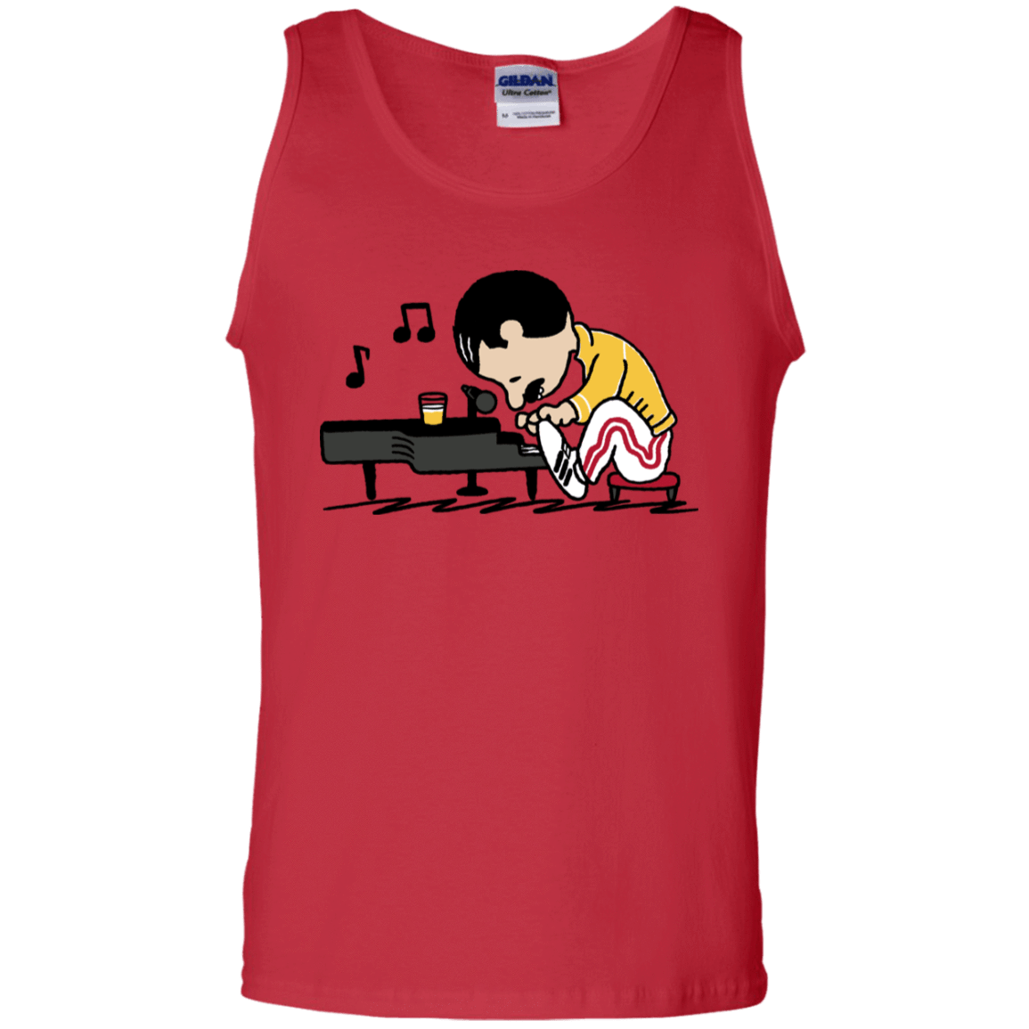 T-Shirts Red / S Queenuts Men's Tank Top