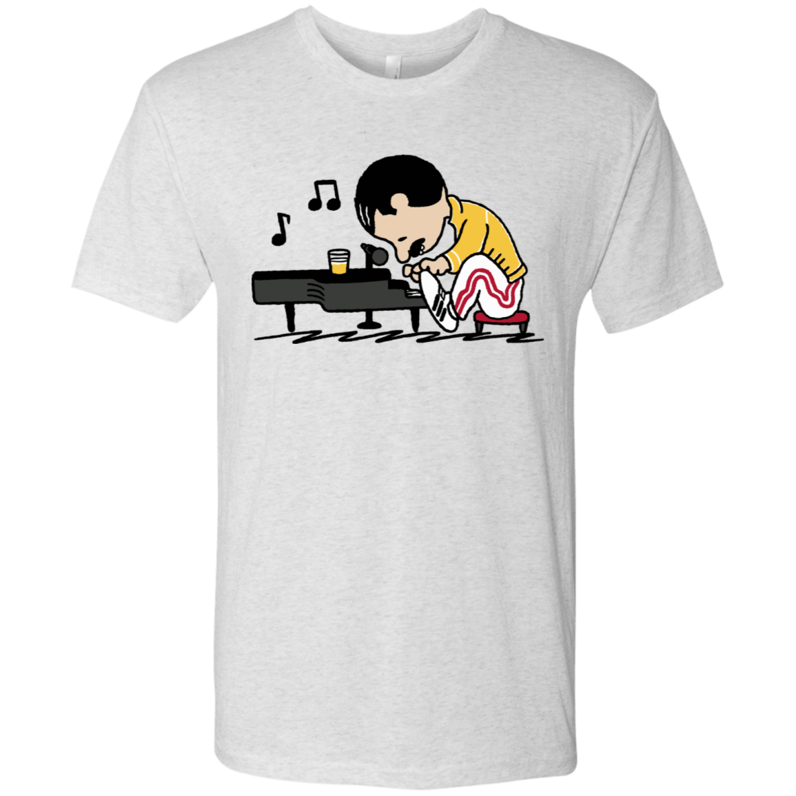 T-Shirts Heather White / S Queenuts Men's Triblend T-Shirt