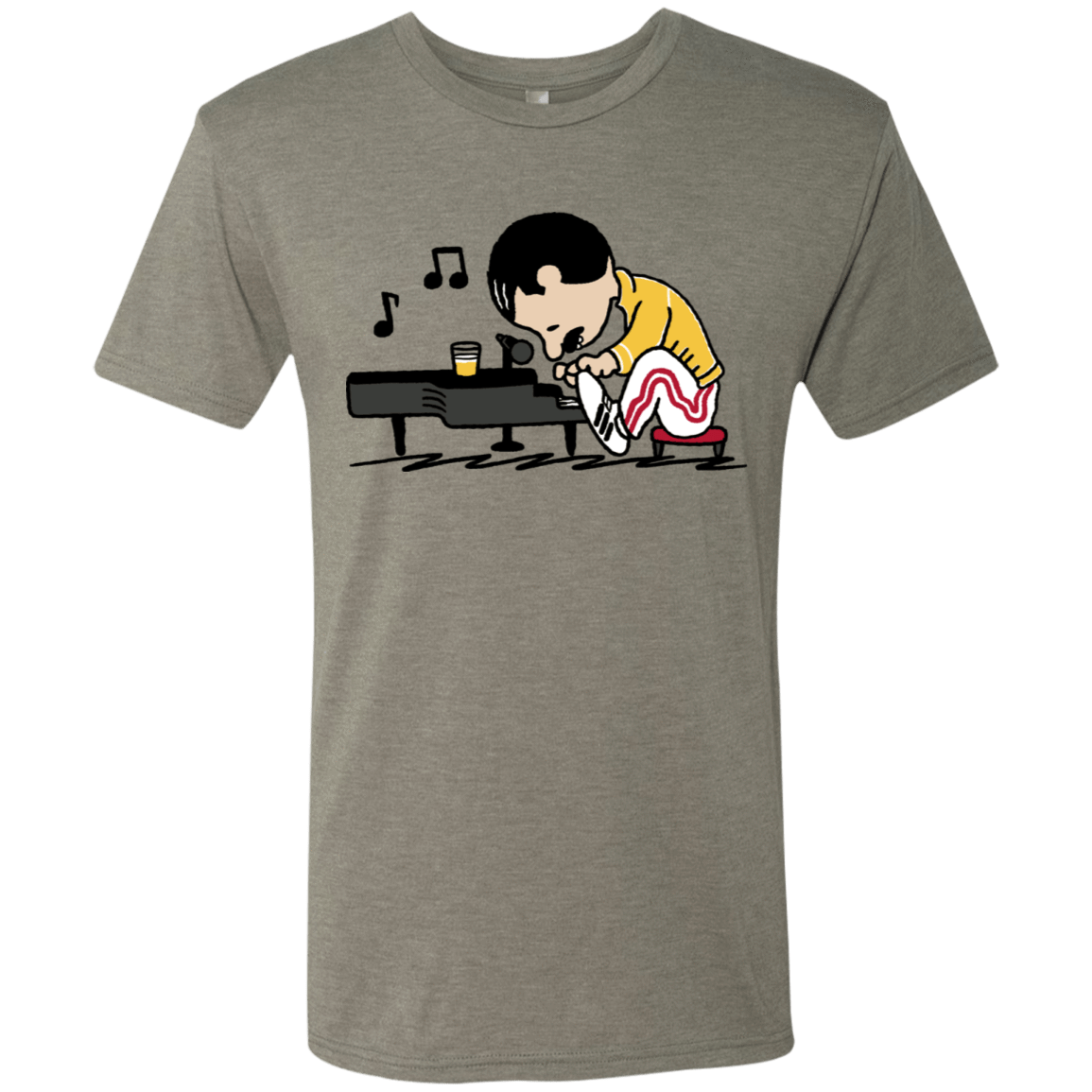 T-Shirts Venetian Grey / S Queenuts Men's Triblend T-Shirt