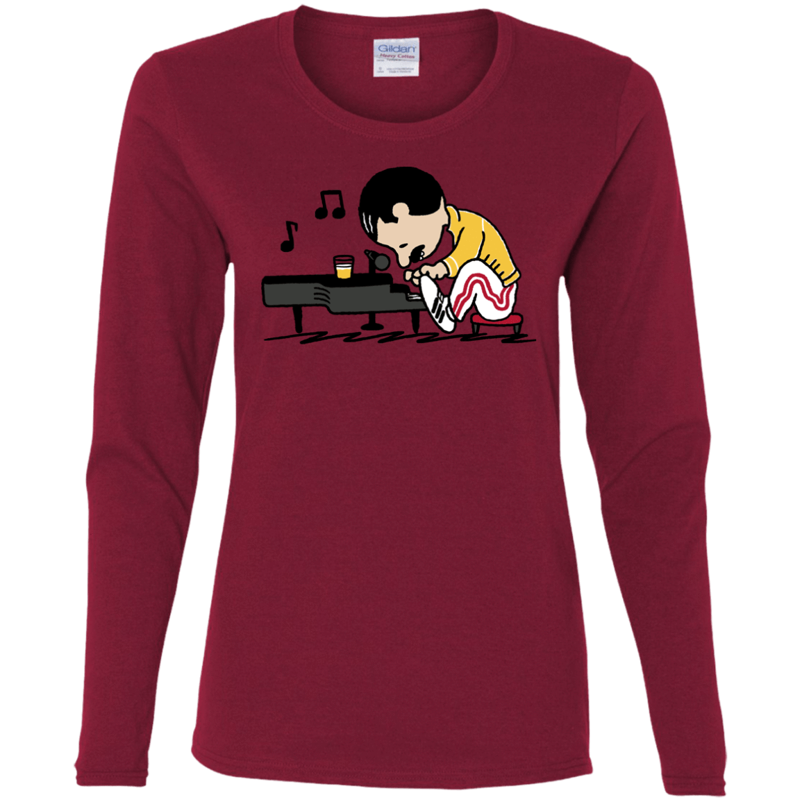 T-Shirts Cardinal / S Queenuts Women's Long Sleeve T-Shirt