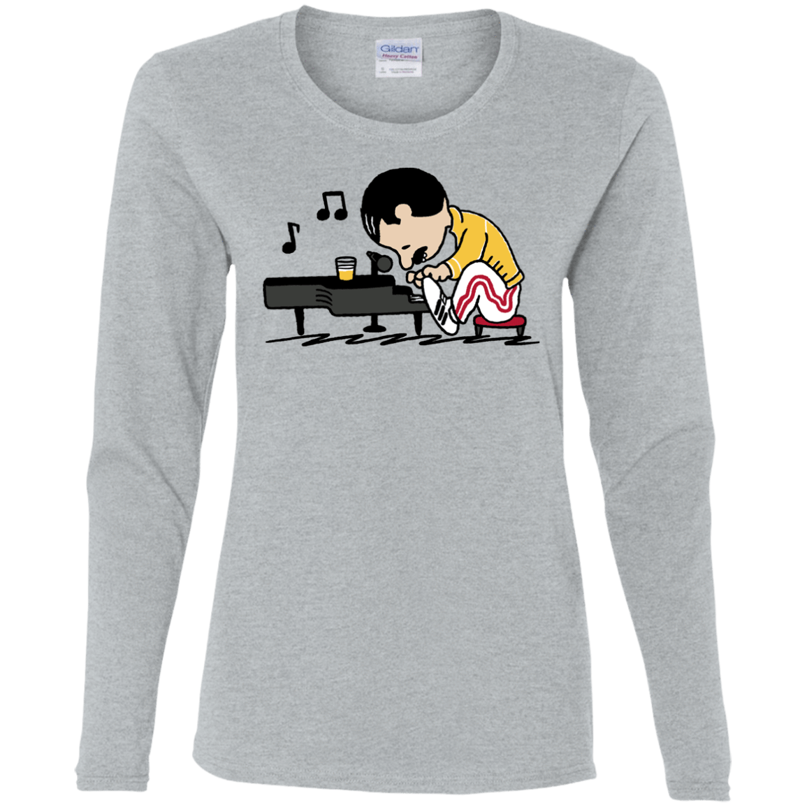 T-Shirts Sport Grey / S Queenuts Women's Long Sleeve T-Shirt