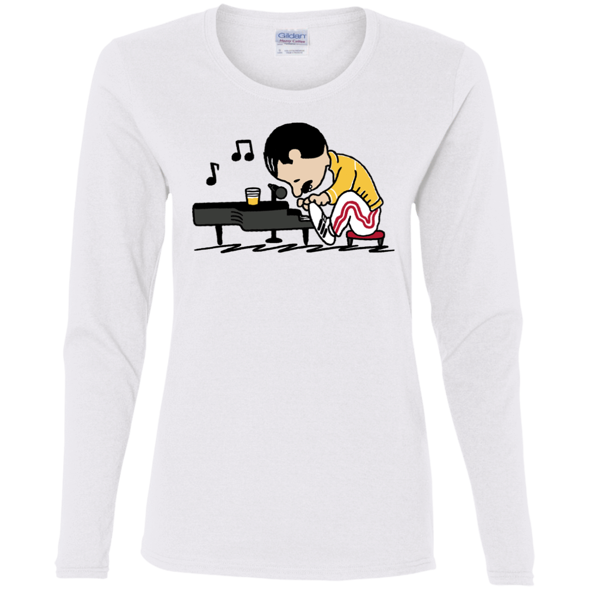 T-Shirts White / S Queenuts Women's Long Sleeve T-Shirt