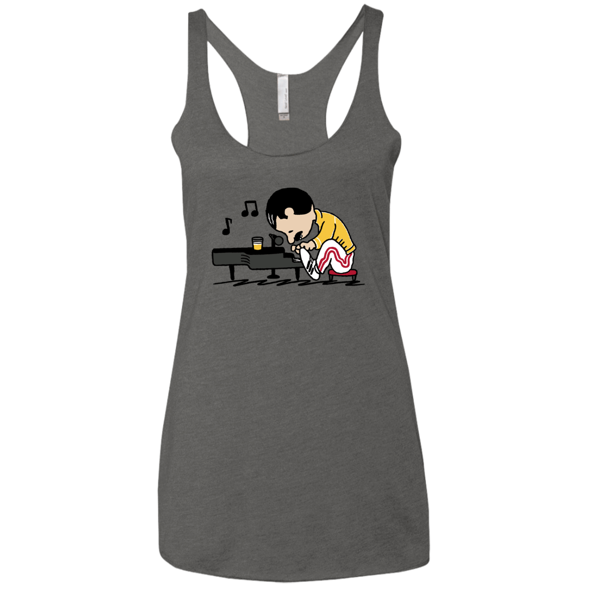 T-Shirts Premium Heather / X-Small Queenuts Women's Triblend Racerback Tank