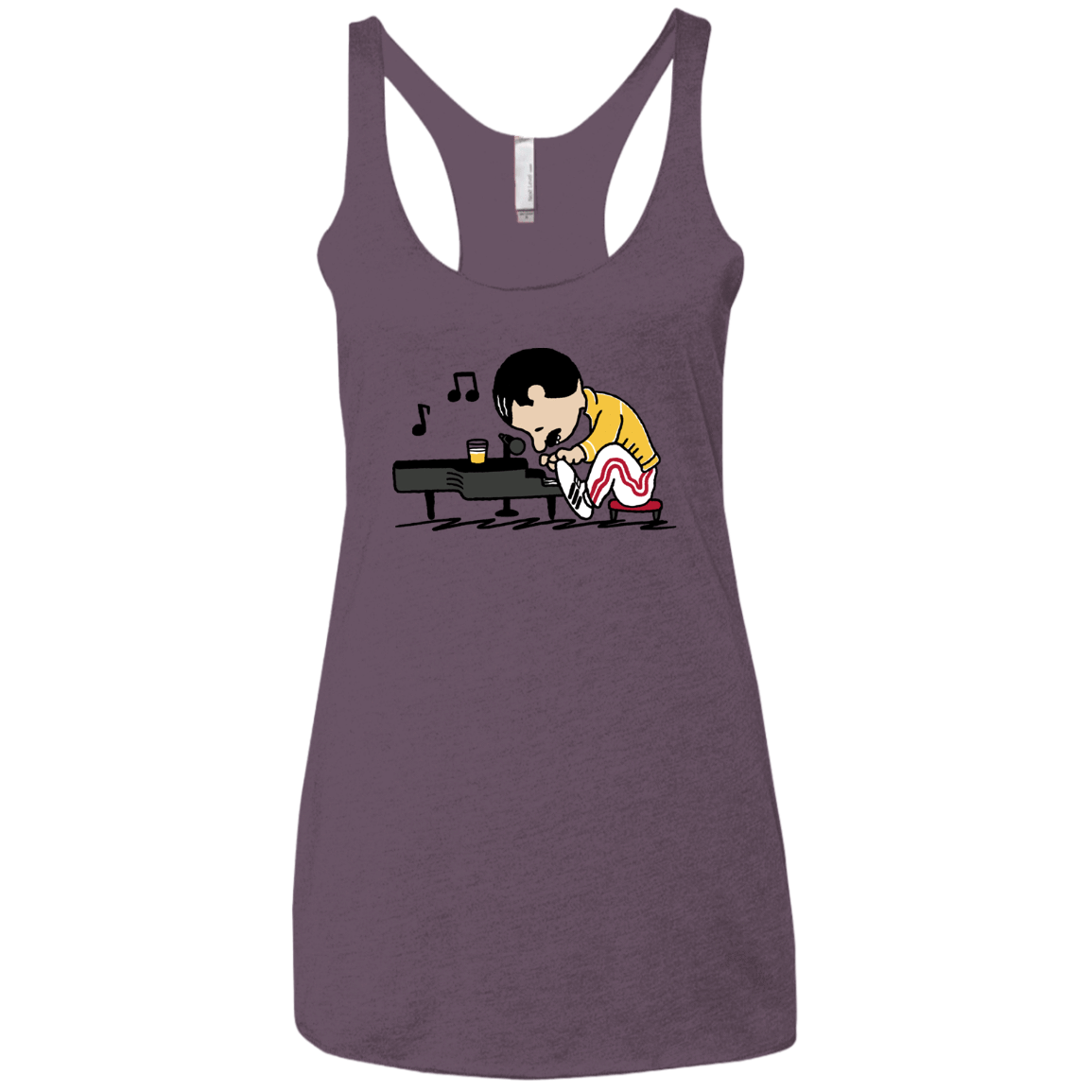 T-Shirts Vintage Purple / X-Small Queenuts Women's Triblend Racerback Tank