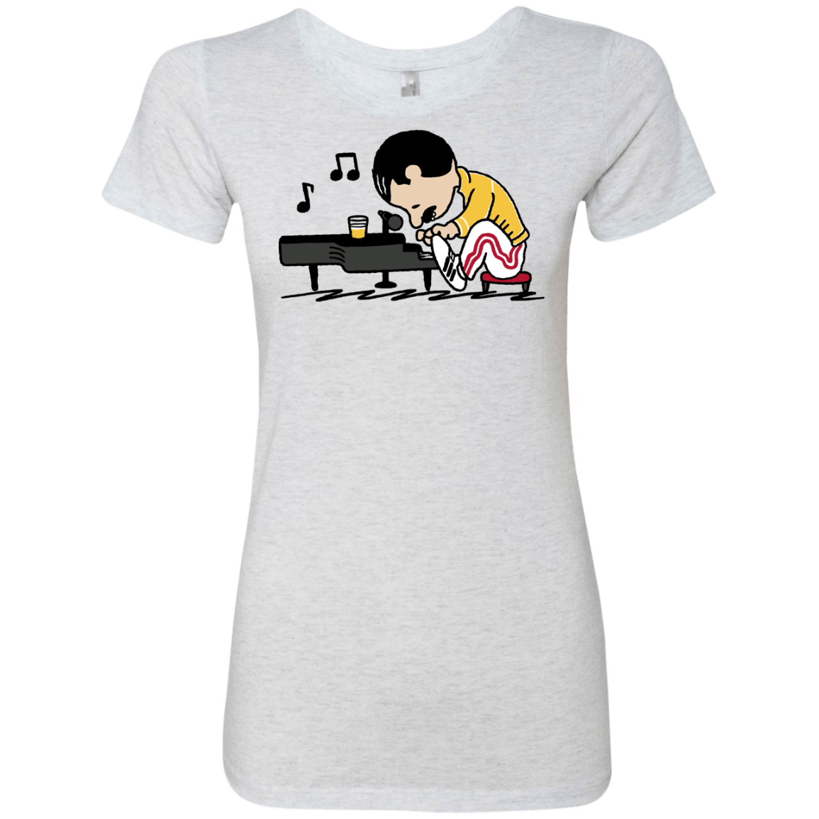 T-Shirts Heather White / S Queenuts Women's Triblend T-Shirt