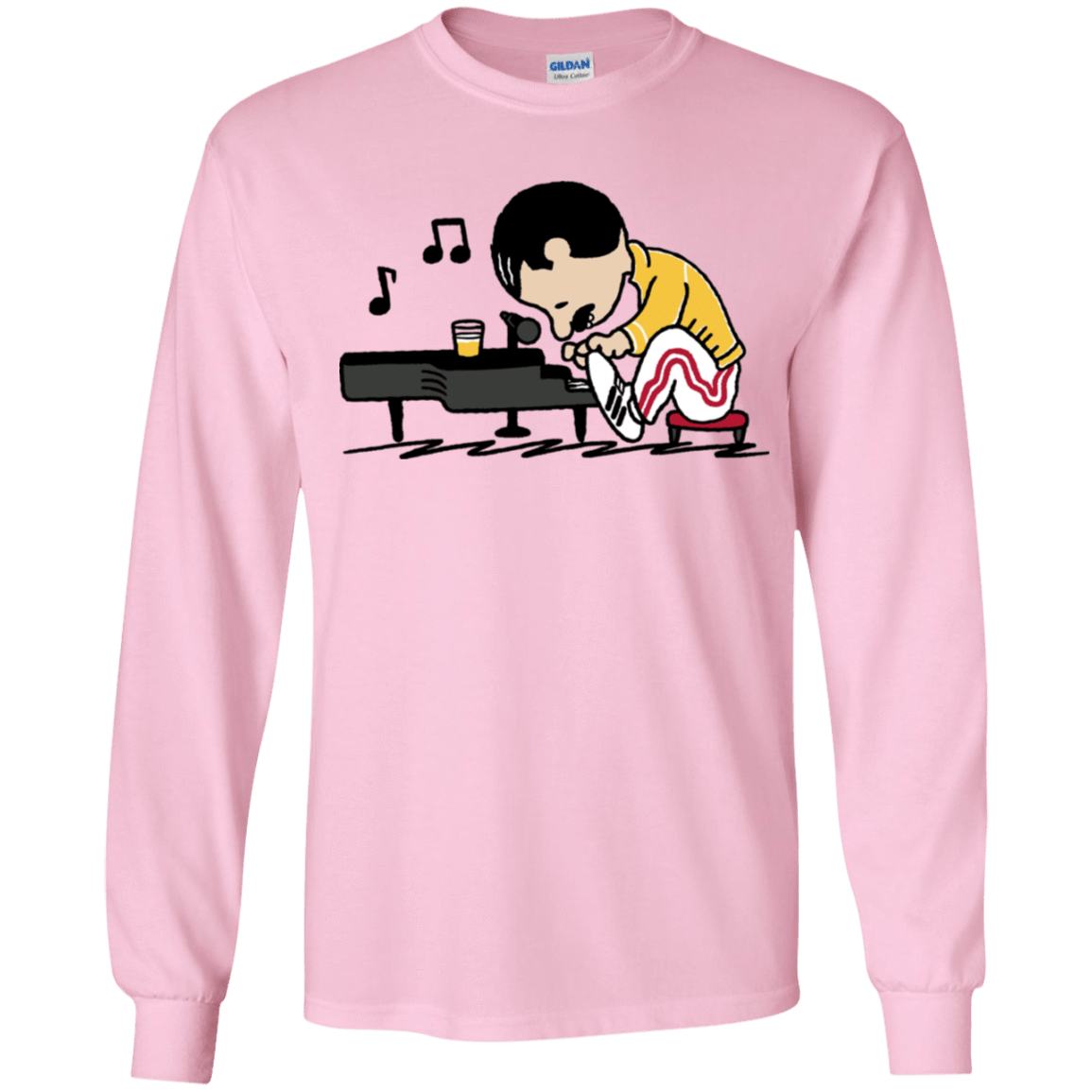 T-Shirts Light Pink / YS Queenuts Youth Long Sleeve T-Shirt
