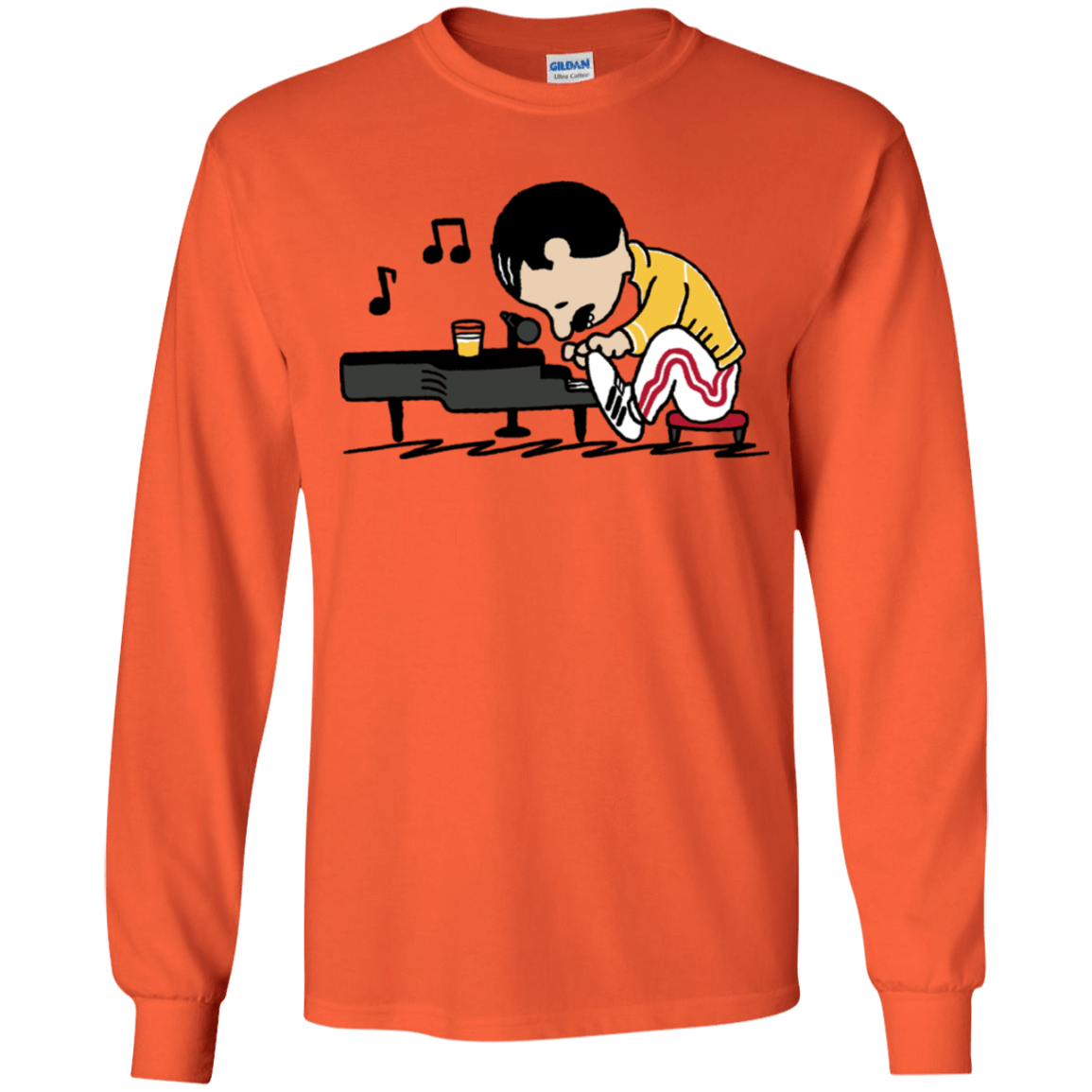 T-Shirts Orange / YS Queenuts Youth Long Sleeve T-Shirt