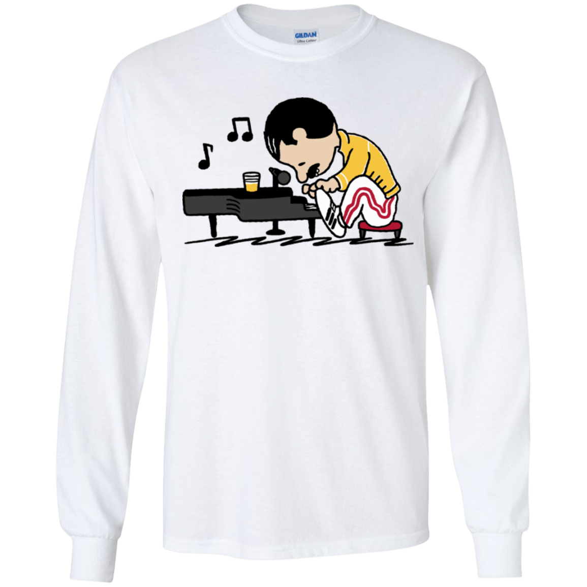 T-Shirts White / YS Queenuts Youth Long Sleeve T-Shirt