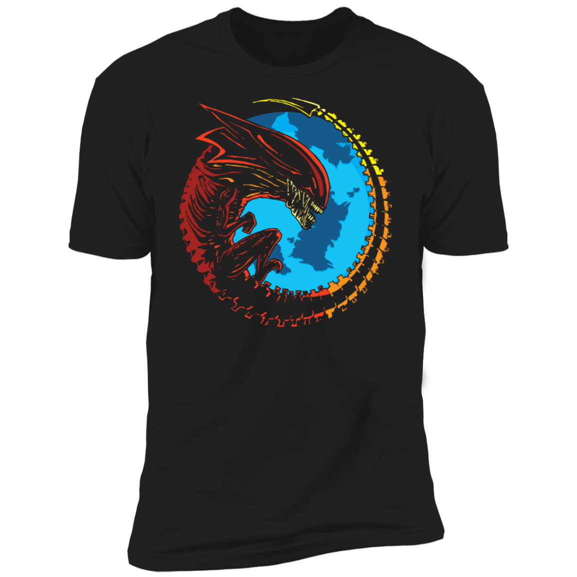 T-Shirts Black / X-Small Queenzilla Xenomorph Men's Premium T-Shirt