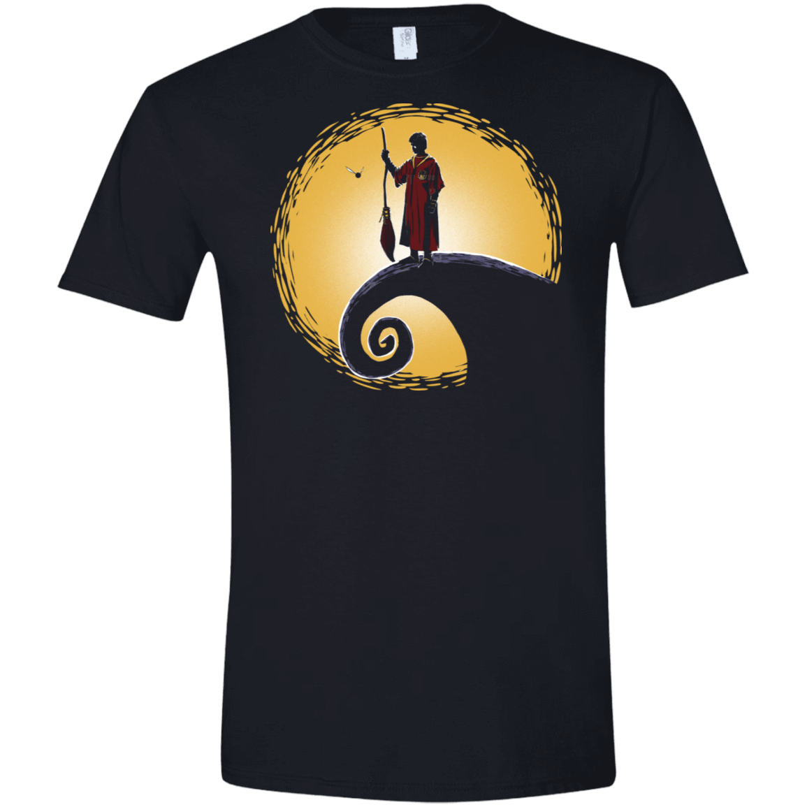 T-Shirts Black / S Quidditch before Christmas Men's Semi-Fitted Softstyle
