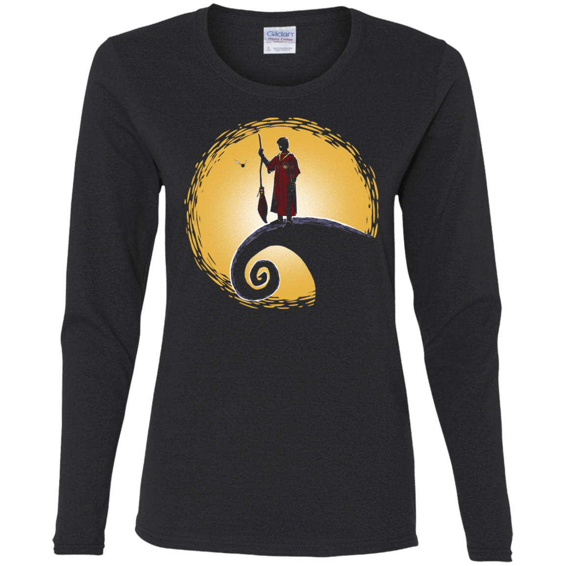 T-Shirts Black / S Quidditch before Christmas Women's Long Sleeve T-Shirt