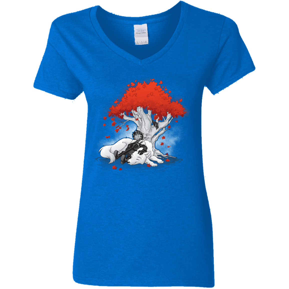 T-Shirts Royal / S Quiet Winter Women's V-Neck T-Shirt