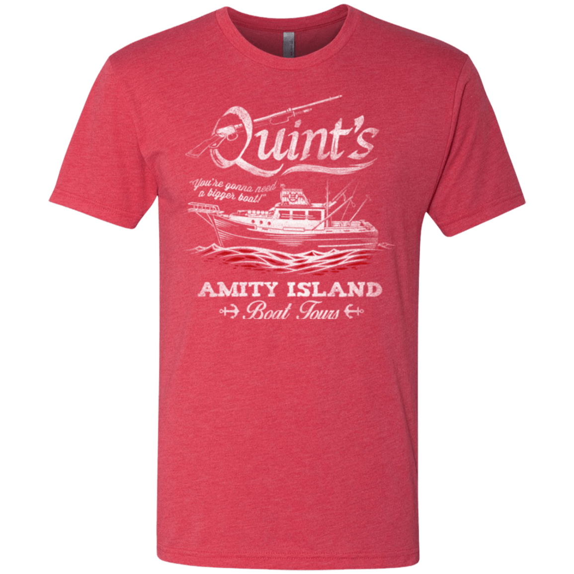 T-Shirts Vintage Red / Small Quints Boat Tours Men's Triblend T-Shirt