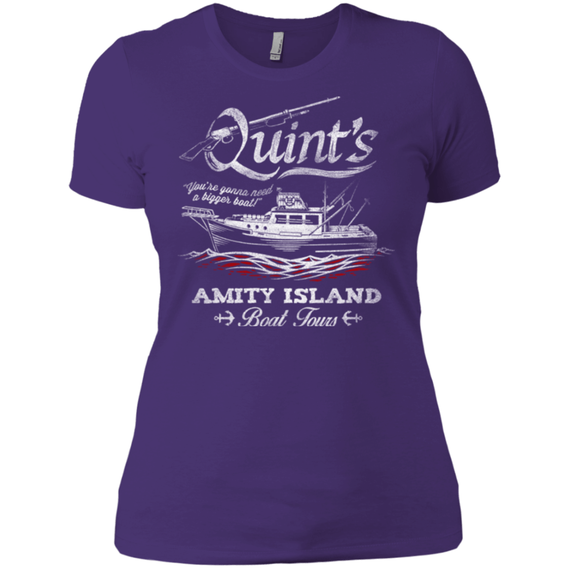 T-Shirts Purple / X-Small Quints Boat Tours Women's Premium T-Shirt