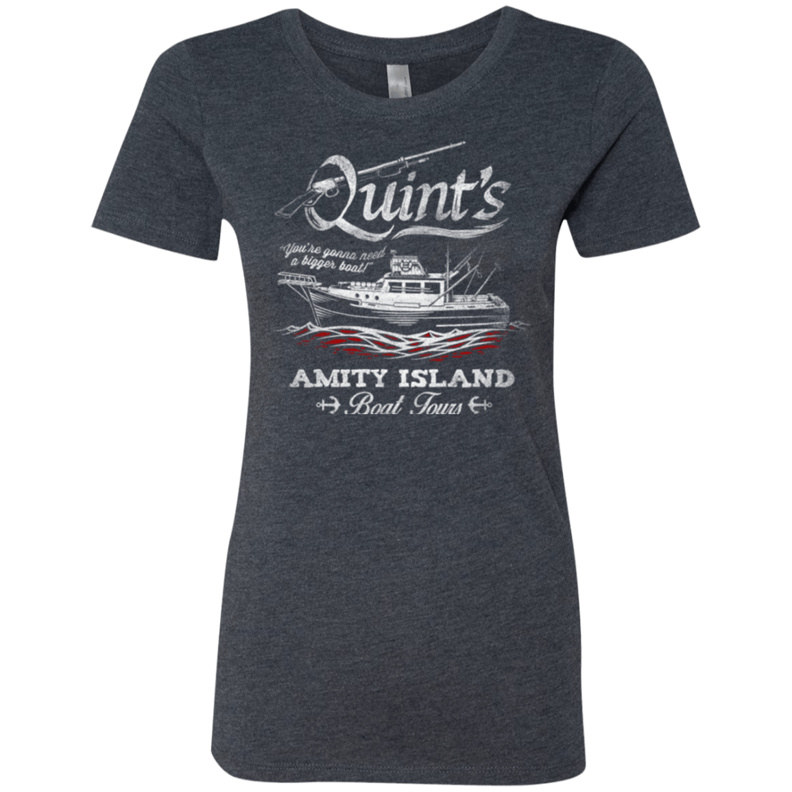 T-Shirts Vintage Navy / Small Quints Boat Tours Women's Triblend T-Shirt