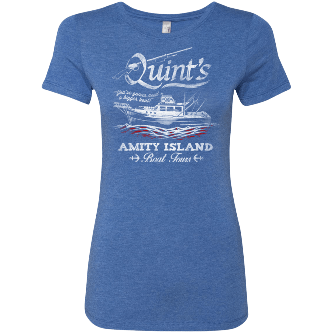 T-Shirts Vintage Royal / Small Quints Boat Tours Women's Triblend T-Shirt