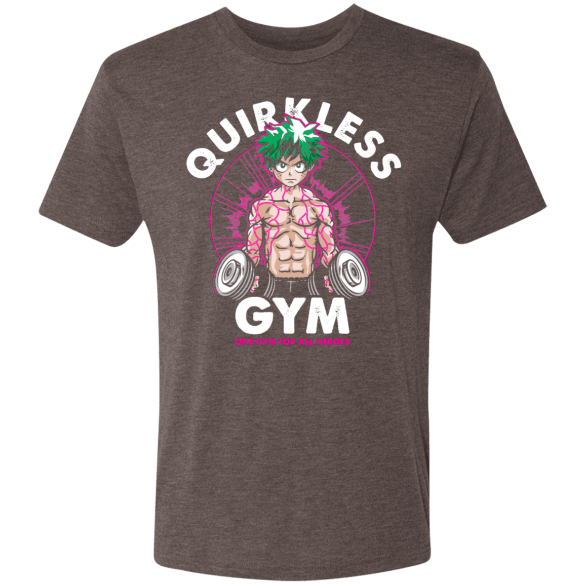 T-Shirts Macchiato / S Quirkless Gym Men's Triblend T-Shirt