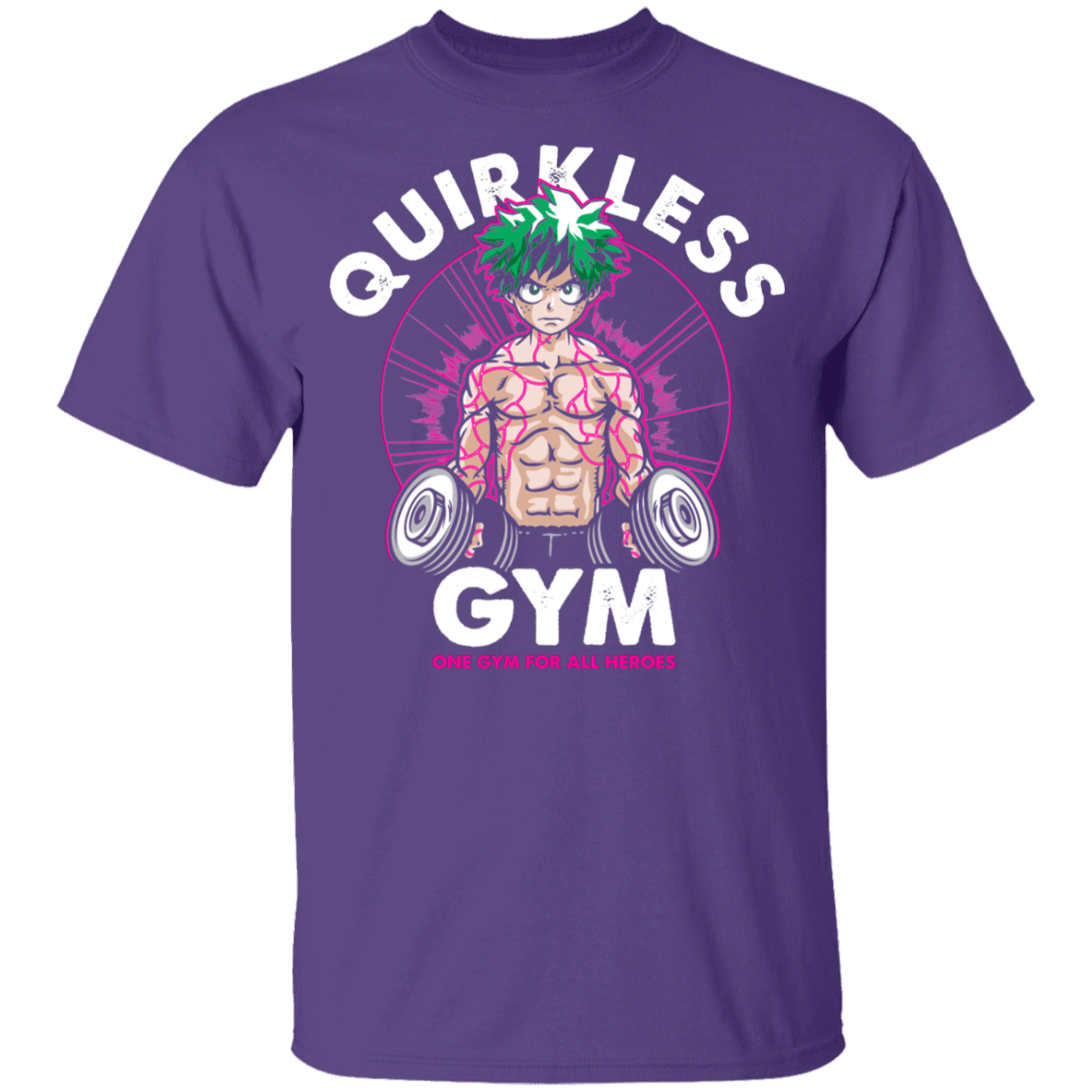T-Shirts Purple / YXS Quirkless Gym Youth T-Shirt